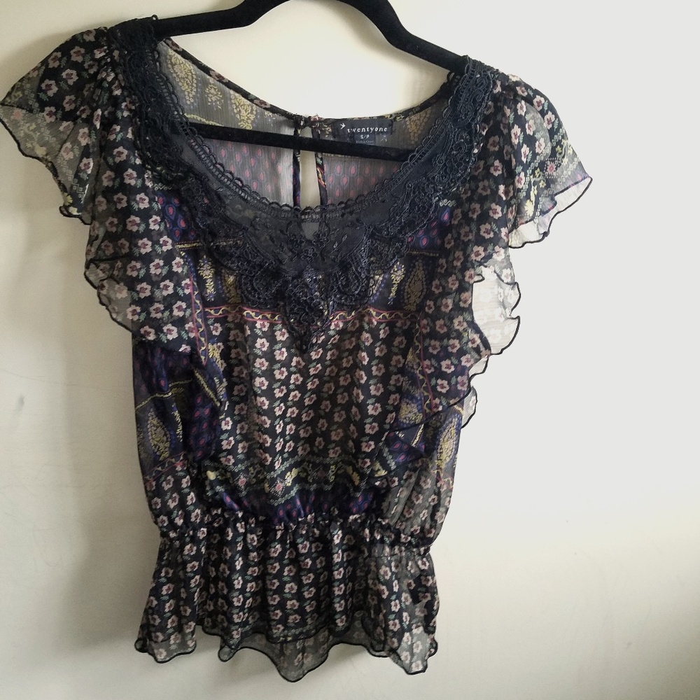 Sheer Gothic Blouse